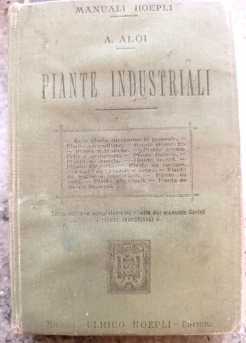 Manuale hoepli piante - manuale,