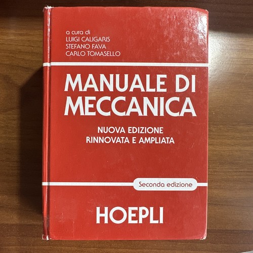 Hoepli manuale meccanica - manuale,