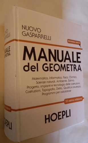 Manuale del geometra hoepli - del, 23