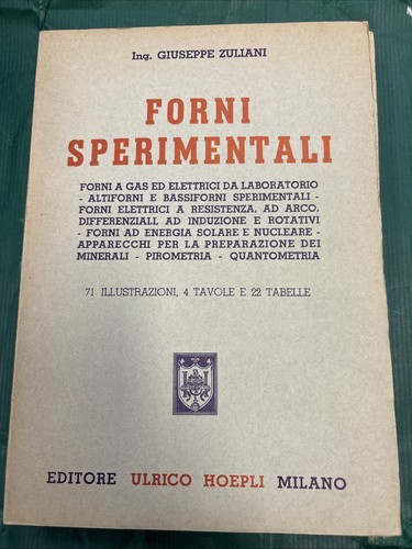 Forni sperimentali giuseppe - sperimentali,,