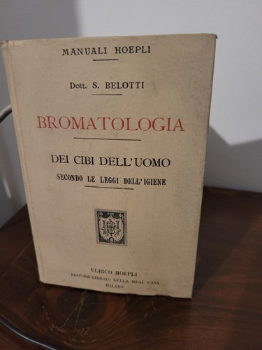 Manuali hoepli bromatologia - manuali,