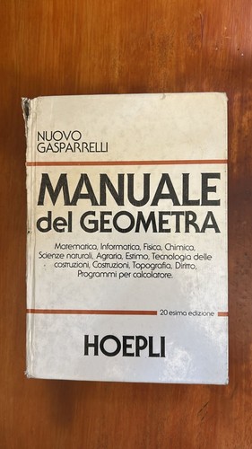 Manuale del geometra nuovo - geometra,