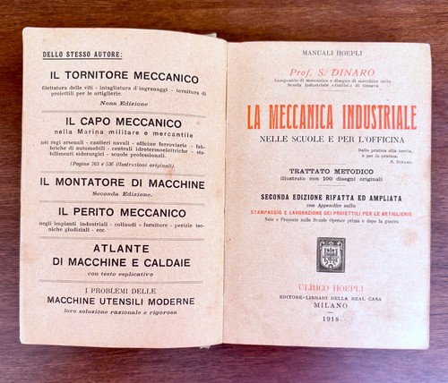 Manuale hoepli meccanica - la,