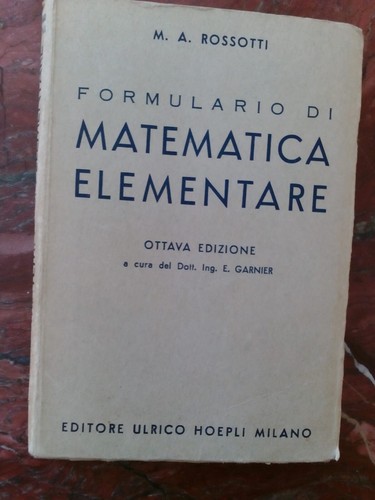 Formulario matematica - formulario,