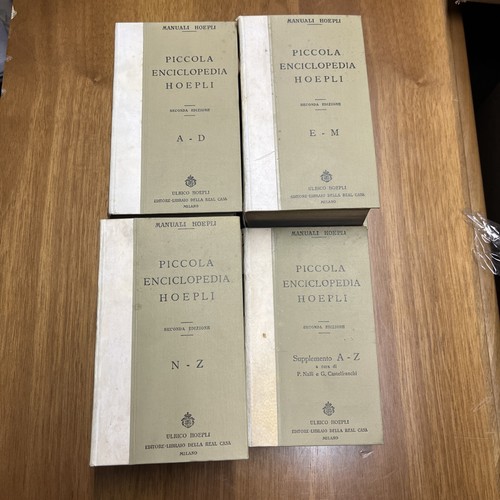 Piccola enciclopedia hoepli - enciclopedia,