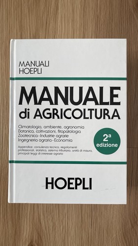 Hoepli manuale agricoltura - hoepli,
