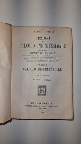 Manuali hoepli lezioni di - manuali,