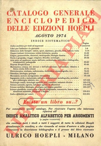 Catalogo generale delle