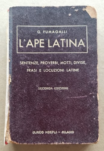 Ape latina hoepli - l'ape,