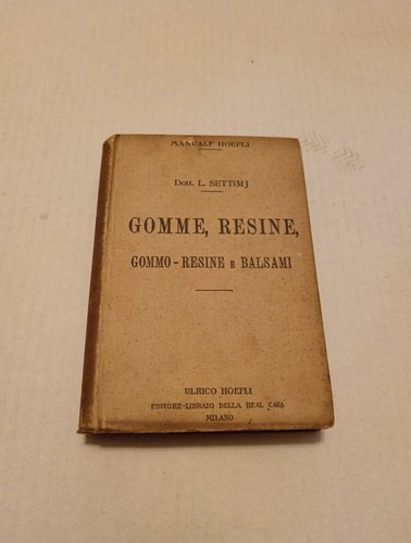 Manuale hoepli gomme - manuale,