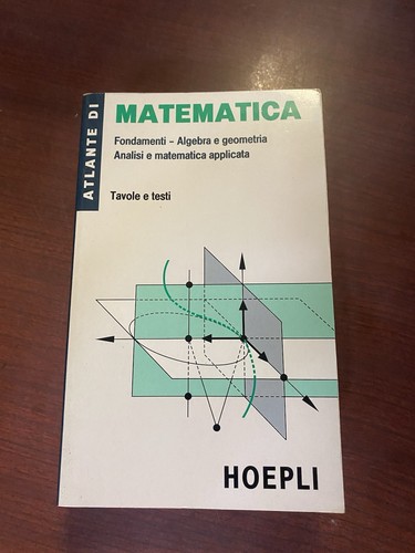 Atlante matematica tavole - atlante,