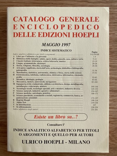 Catalogo generale - catalogo,