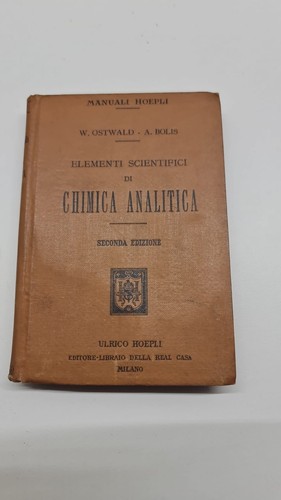 Manuali hoepli chimica - manuali,