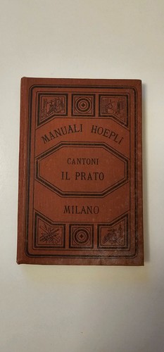 Manuale hoepli prato - hoepli, prima
