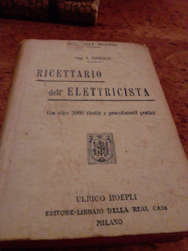 Ricettario dell elettricista - ricettario, dell'elettricista