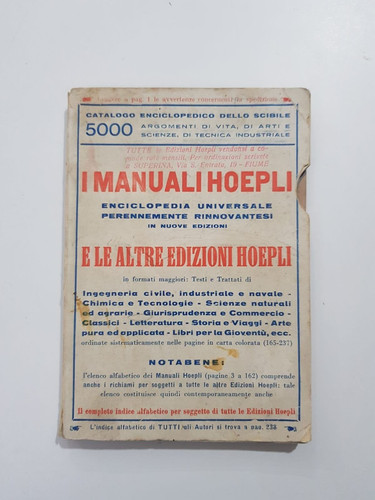 Manuali hoepli i - manuali,