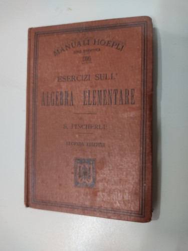 Manuali hoepli algebra - manuali,