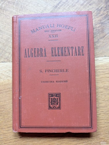 Hoepli manuale algebra - manuale:,