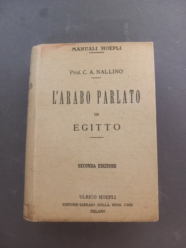 Nallino arabo parlato in - parlato,